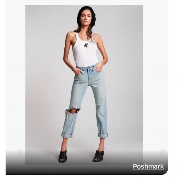 One Teaspoon Kansas Blu Aww Baggies Jeans Size 30 NWT - Picture 2 of 8